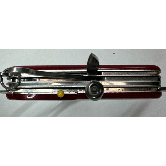 Victorinox Swiss Army Climber Knife Red Pin Tweezers, And Toothpick  - Picture 11 of 11
